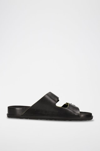 Mules en cuir Maxel 1 - Noir