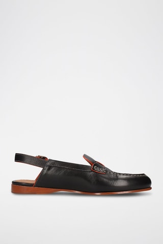 Sandales en cuir Julietta - Noir et rouge