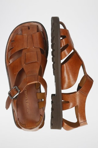 Sandales en cuir Sam - Marron