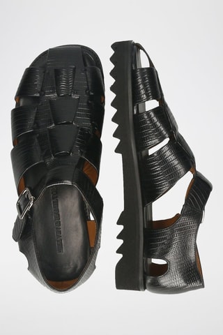 Sandales en cuir Sam 29 - Noir