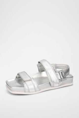 Sandales en cuir de mouton Alora - Argenté