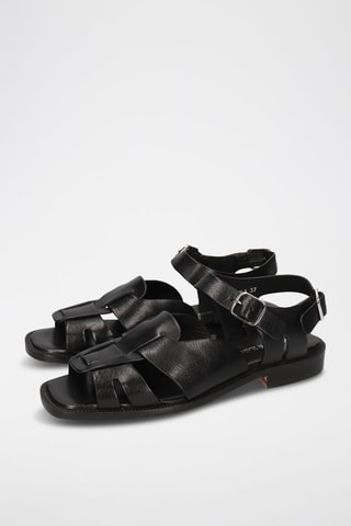 Sandales en cuir Everly - Noir