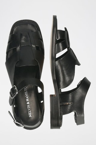 Sandales en cuir Everly - Noir