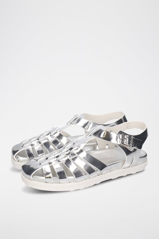 Sandales en cuir Siri - Argenté