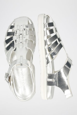 Sandales en cuir Siri - Argenté