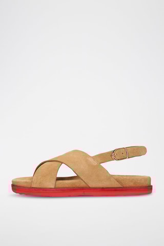 Sandales en cuir Siri 3 - Marron