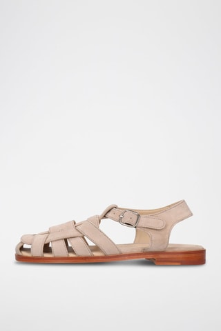 Sandales en nubuck Alma - Nude