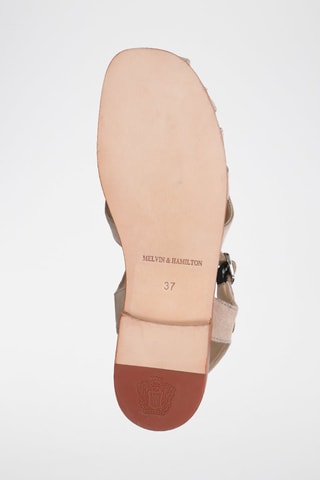 Sandales en nubuck Alma - Nude