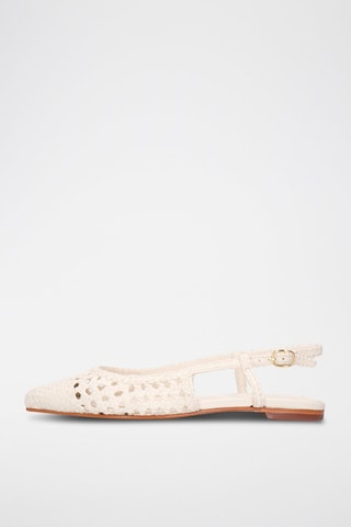 Sandales en cuir Fiora - Blanc