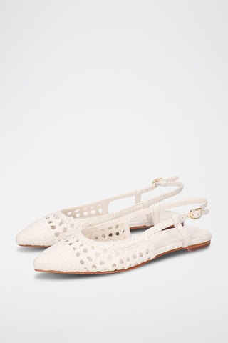 Sandales en cuir Fiora - Blanc