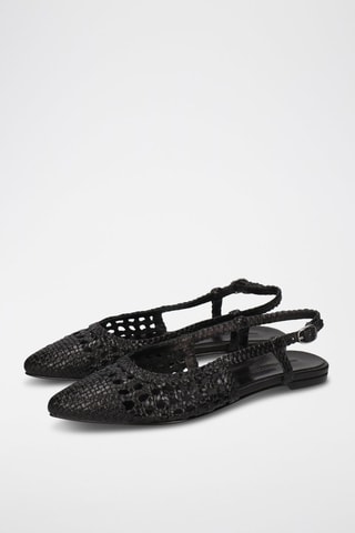 Sandales en cuir Fiora - Noir