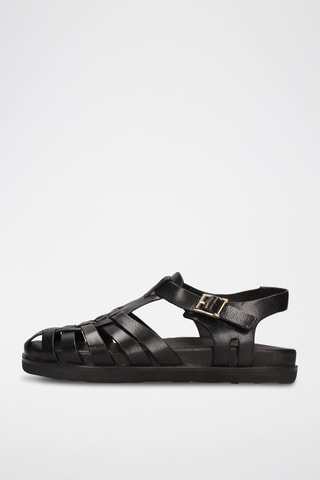 Sandales en cuir Siri - Noir