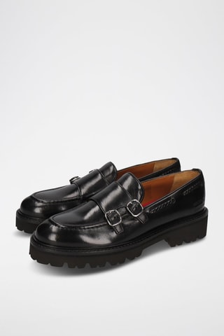 Mocassins en cuir Regine - Noir