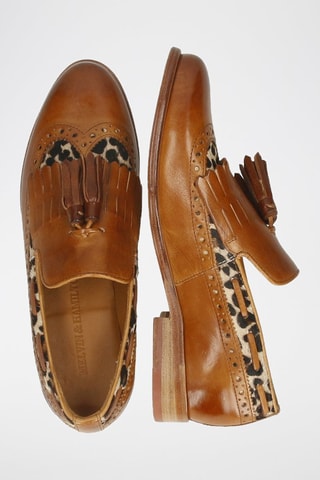 Mocassins en cuir Selina - Marron