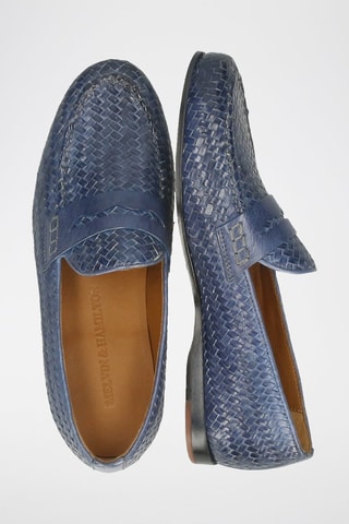 Mocassins en cuir Julietta 7 - Bleu marine