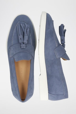 Mocassins en nubuck Filippa 2 - Ciel
