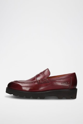 Mocassins en cuir Jade 6 - Bordeaux