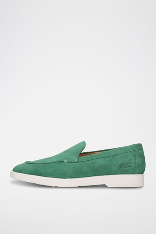 Mocassins en nubuck Filippa - Vert foncé