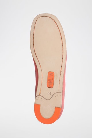 Mocassins en cuir de veau nubuck Thea - Rose