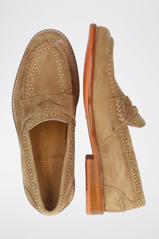 Mocassins en nubuck Gianna - Camel