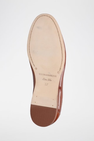 Mocassins en croûte de cuir Julietta - Camel