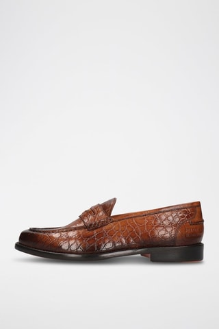 Mocassins en cuir Gianna - Marron clair