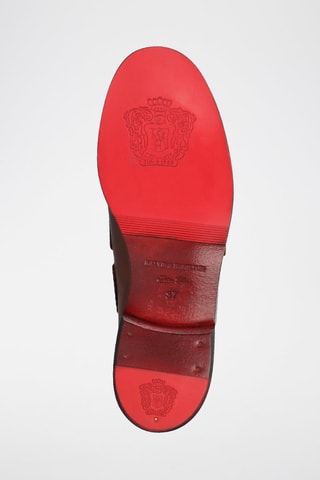 Mocassins en croûte de cuir Regine 22 - Marron