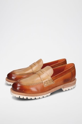 Mocassins en cuir Regine 6 - Camel