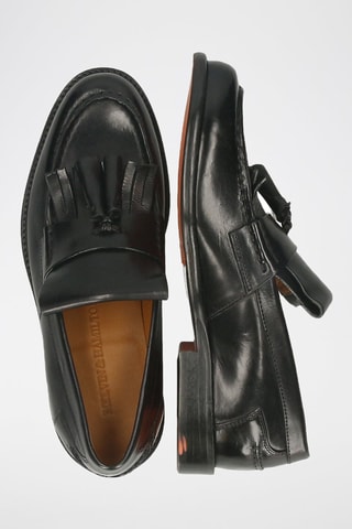 Mocassins en cuir Gianna - Noir