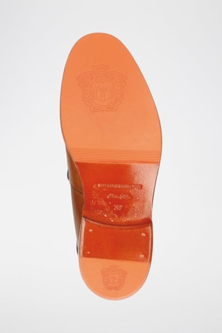 Mocassins en croûte de cuir Gianna - Marron