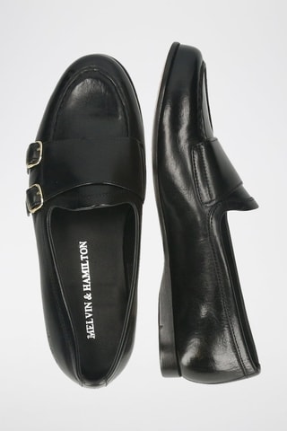 Mocassins en cuir Juliette - Noir