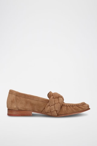 Mocassins en nubuck Kamilla - Camel