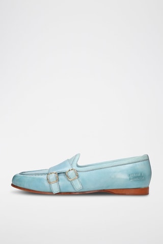 Mocassins en cuir Juliette - Ciel