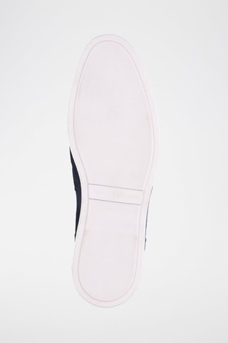 Mocassins en nubuck Earl - Bleu marine