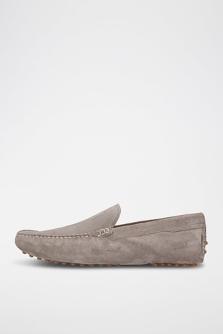 Mocassins en nubuck Nelson - Taupe