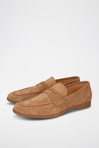 Mocassins en nubuck Corentin - Camel