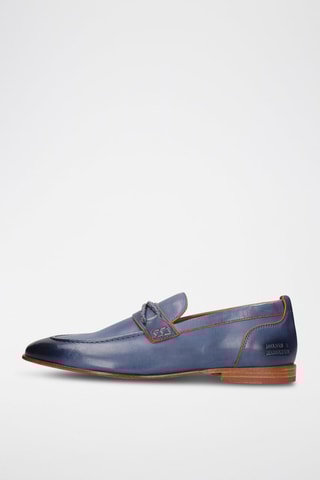 Mocassins en cuir Santo - Bleu marine