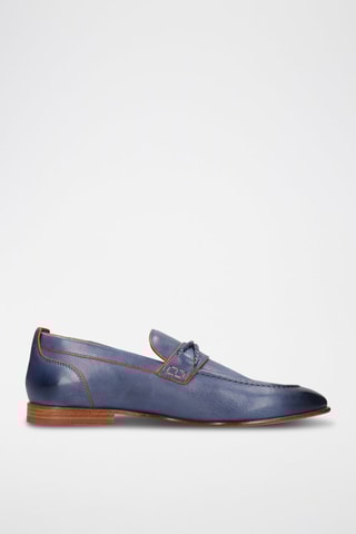 Mocassins en cuir Santo - Bleu marine