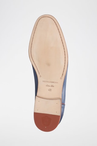 Mocassins en cuir Santo - Bleu marine
