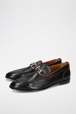 Mocassins en cuir Santo - Noir