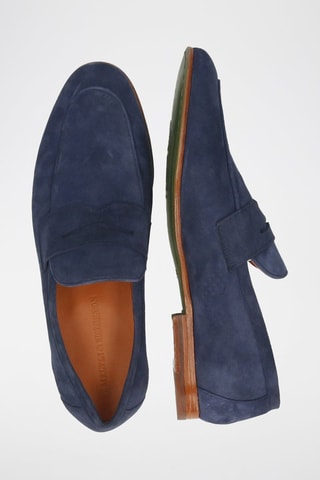 Mocassins en nubuck Alonzo 1 - Bleu marine