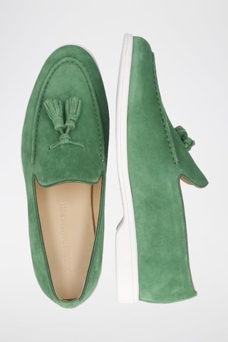 Mocassins en nubuck Earl 29 - Vert d’eau