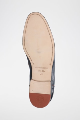 Mocassins en cuir Santo - Bleu marine