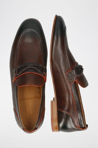 Mocassins en cuir Santo - Marron