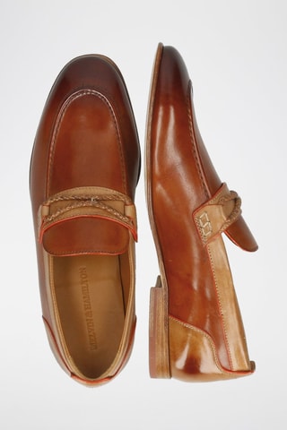 Mocassins en croûte de cuir Santo 1 - Camel