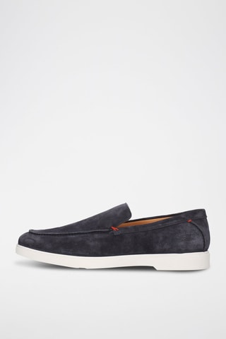 Mocassins en nubuck Drake 2 - Bleu marine