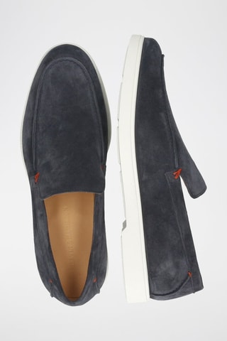 Mocassins en nubuck Drake 2 - Bleu marine
