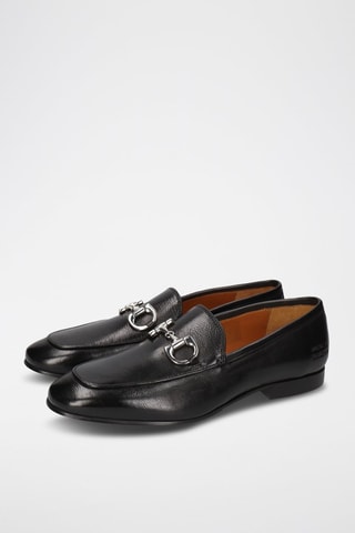 Mocassins en cuir Clive - Noir