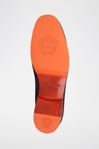 Mocassins en cuir Clive - Bleu marine