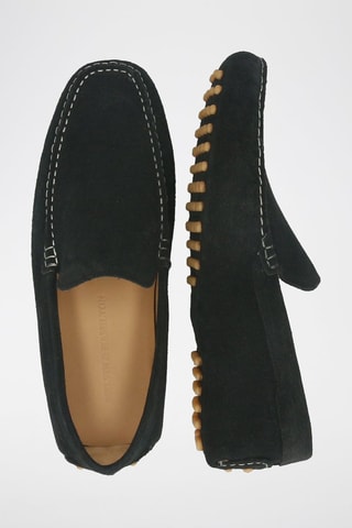 Mocassins en nubuck Nelson - Noir